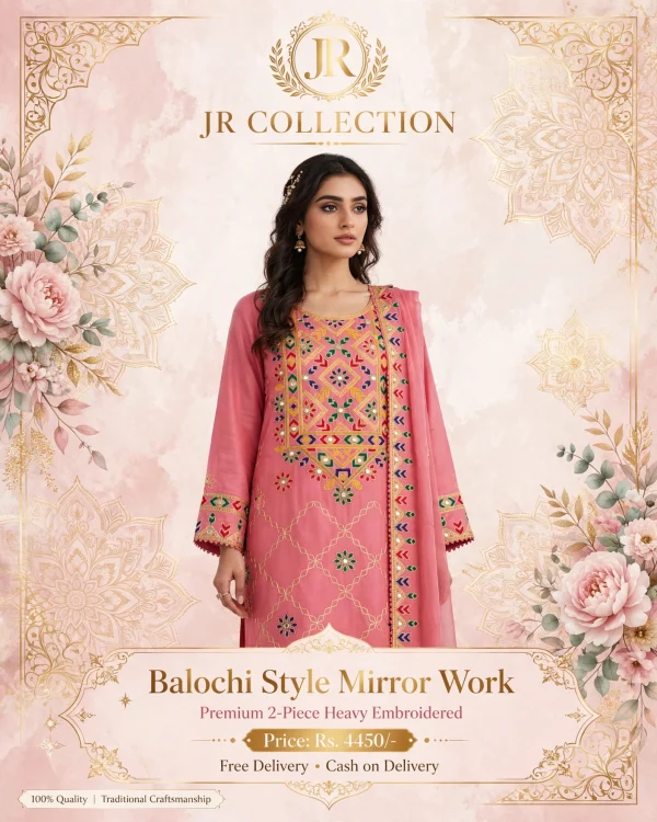 WhatsApp Image 2026-09-26 at 12.03.29 PM (1) Balochi Mirror Work Pink 2Pc Suit – Heavy Embroidered | JR Collection
