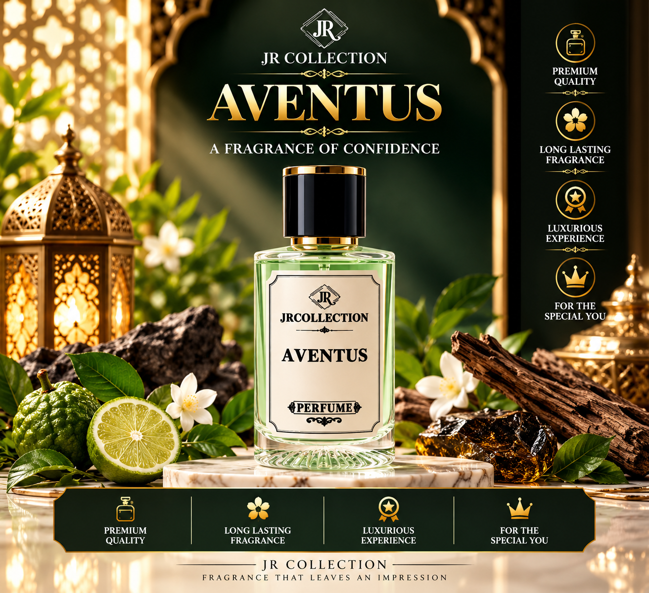 Aventus Luxury Perfume Advertisement Aventus