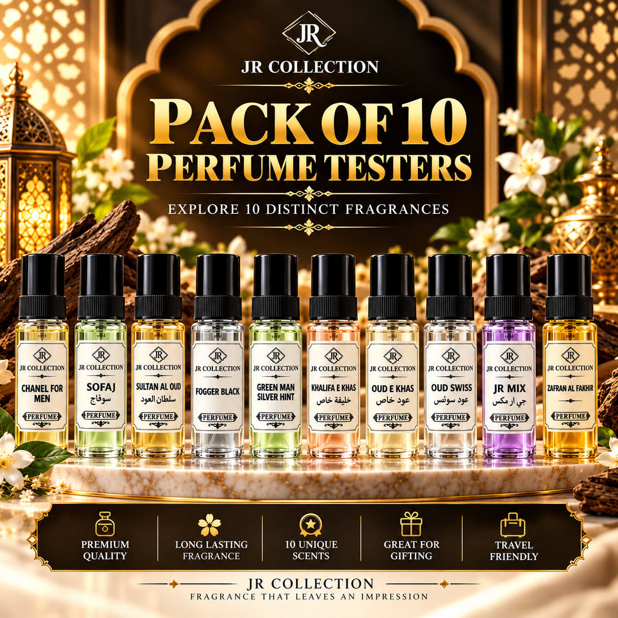 Pack of 10 Testers